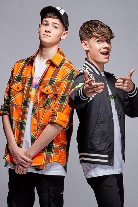 Max and Harvey forming the perfect due