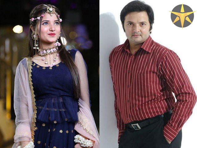 Kashif khan with her Daughter Rebecca khan