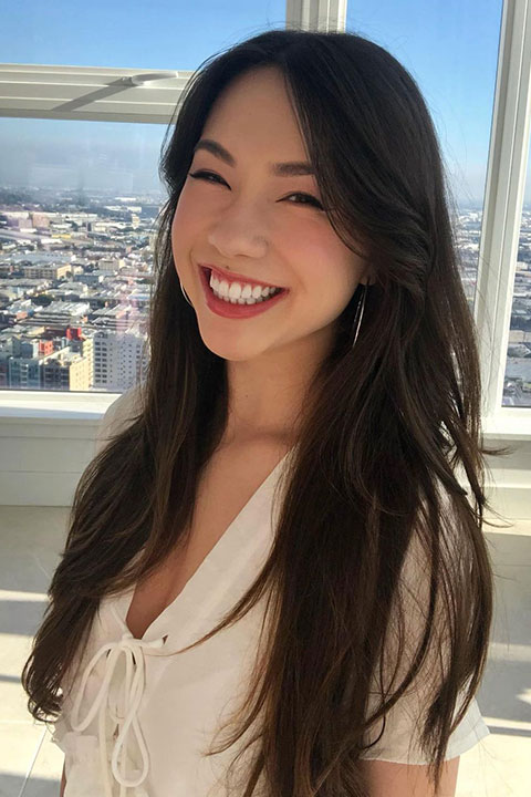 Quarter Jade looking beautiful in white dress