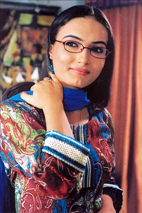 Gazala Selmin is looking beautiful in blue dress.