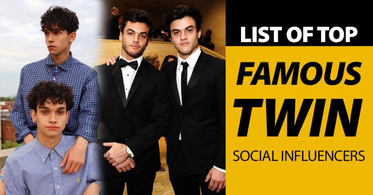 List of Top Twin Social Influencers and Social Accounts