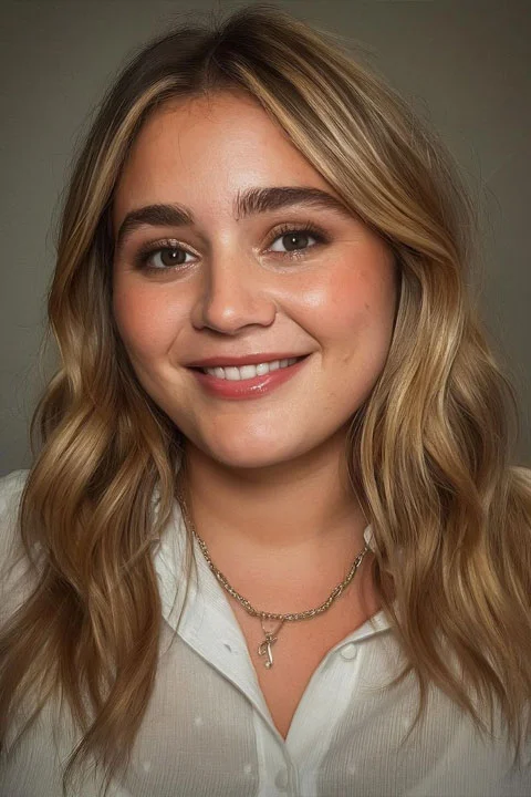 Tilly Ramsay is looking beautiful in white shirt.