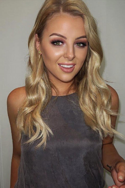 A photo of Brittney Lee Saunders, a popular American TikToker and social media personality. She lives in Los Angeles, California.